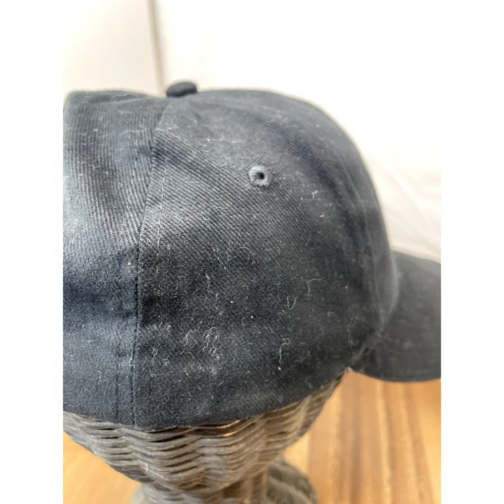 Salt‎ Dogg Hat Cap Spreaders Embroidered Black Adjustable Strap Back Baseball